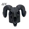Sheep Skull Hitch Cover Cap for The Trailer Coupling, 3D Printed Ram Cover, Black/White Bone Design Truck, Recreational Vehicle Accessories Heavy-duty