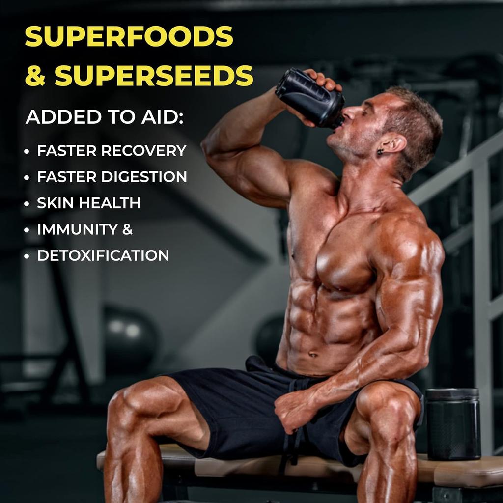 Carbamide Forte Plant Protein Powder 500g with Multivitamins Minerals Superfoods Pea Protein