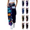 Women's Casual Fashion Sweatpants Halloween Printed Casual Pants