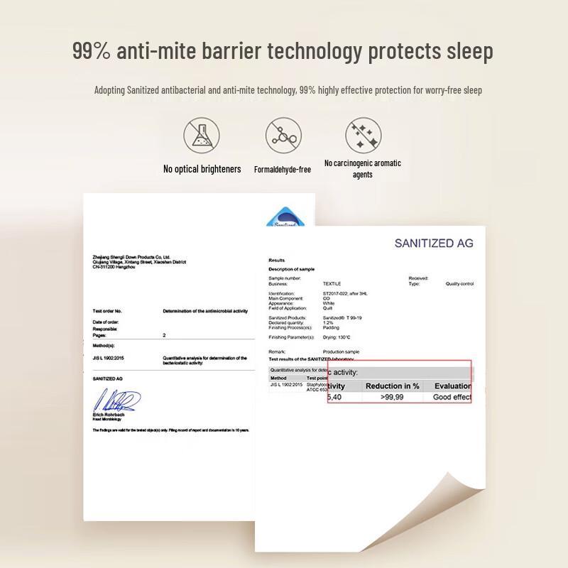 VCD White Duck Down Thick Winter Comforter