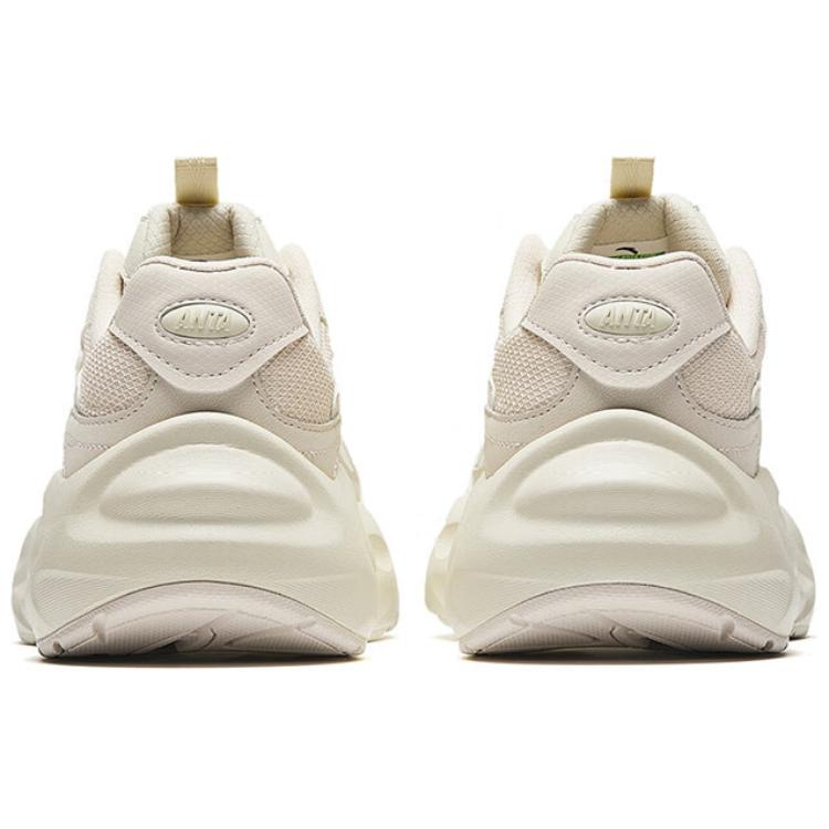 New Anta Anti Slip And Wear Resistant Breathable Low Top Casual Shoes Women's Beige 922518807-4