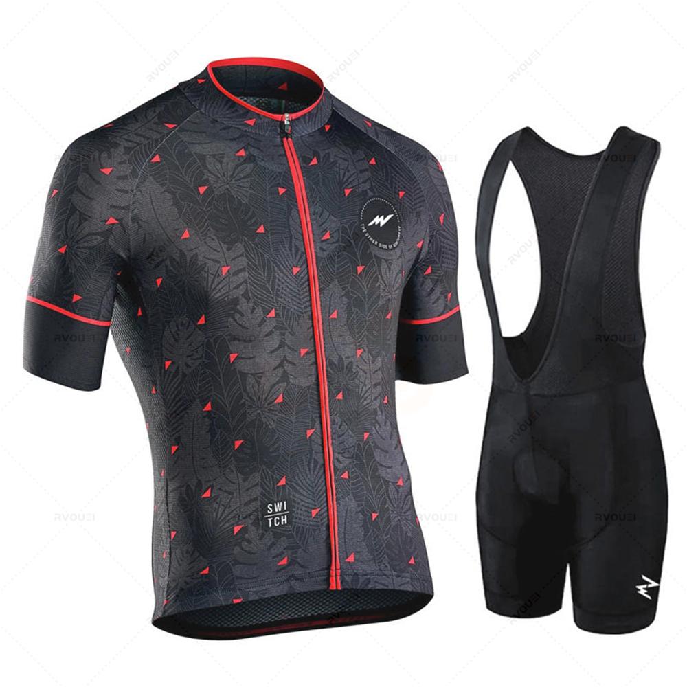 Set Breathable Cycling Clothing MTB Uniform Man Summer Short Sleeve Jersey Bike Maillot Ropa De Ciclismo 2026