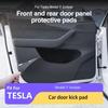 NewFor Model Y Juniper 2025 4Pcs Car Door Anti Kick Pad Front and Rear Door Side Panel Protection Pad Interior Accessories