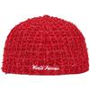 Supreme Logo Pudełkowe z Haftem New Era Czerwone