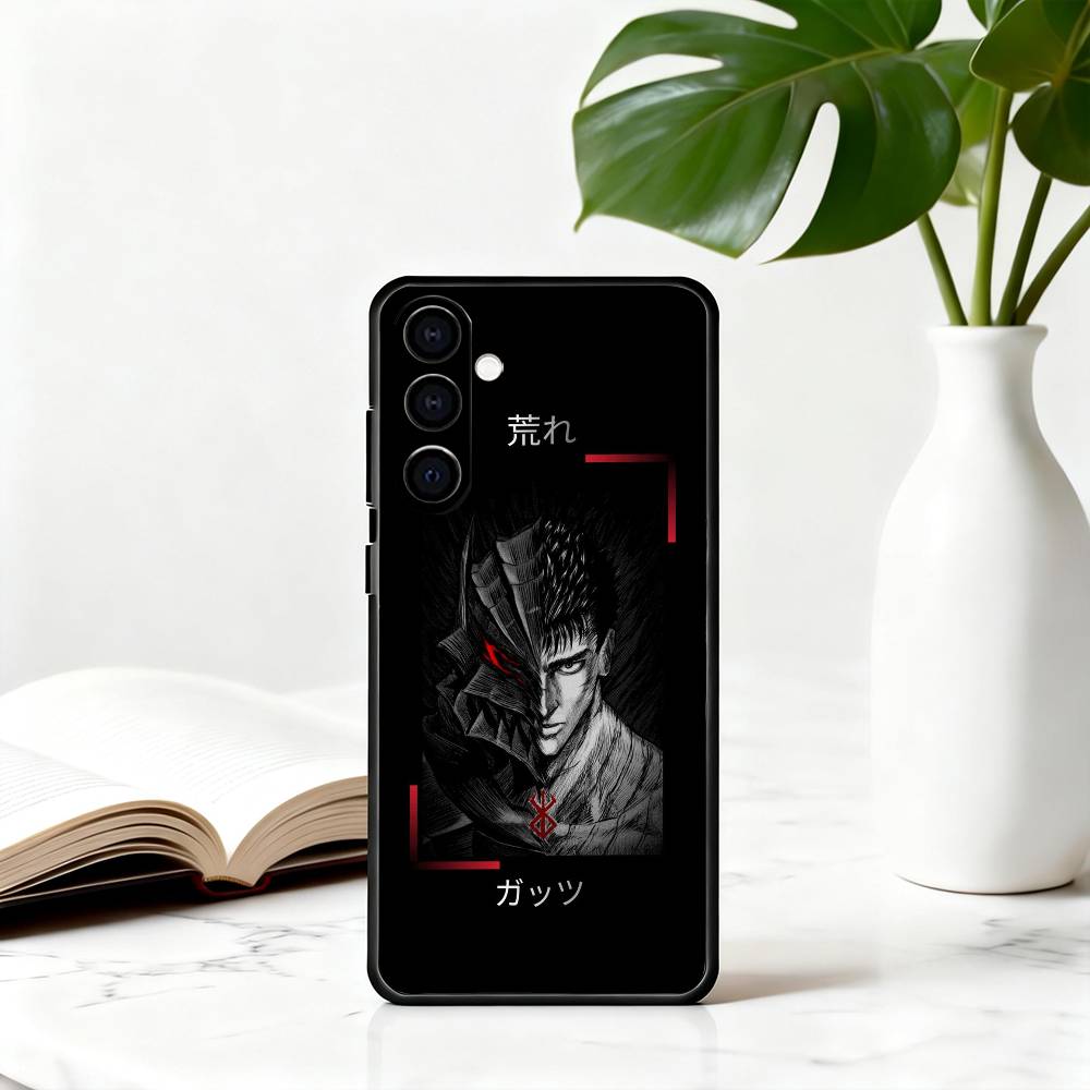 Classic B-Berserk BG G-Guts Phone Case Black Silicone Soft For Samsung Galaxy A73,A72,A71,A70,A53,A52,A51