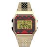 Timex T80 x Space Invaders 34mm Quartzový náramek z nerezové oceli Zlatý 18 Ležérní hodinky (Modelka: TW2V30100YB)