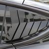 For Tesla Model 3 Highland 2024 ABS Rear Car Window Shutter Cover Louver Side Vent Trim Triangle Modified Car Auto Accessories