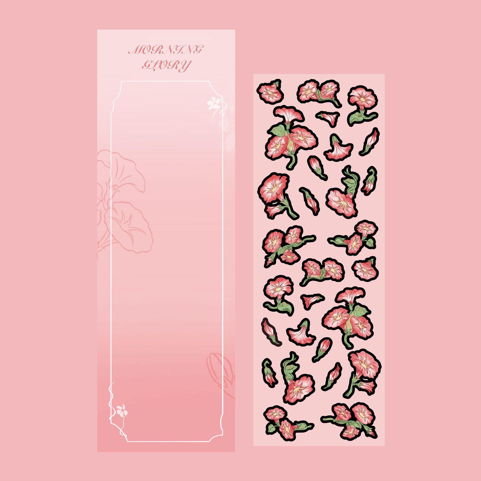 Корейские популярные наклейки «Петуния» Корейские лазерные милые мультяшные наклейки — фото 6