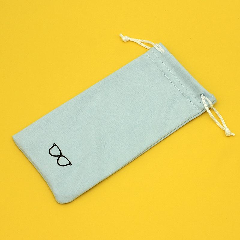 

Замшевый чехол для очков и салфетка для чистки для очков для близорукости, солнцезащитных очков и очков для чтения 18*9 cm