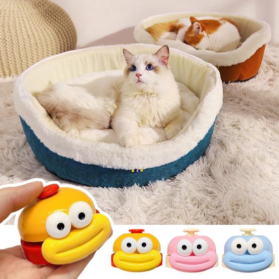 Pet Training Bell Cute Counter Bell Cartoon Style Service Bell Desk Bell for Dog Training Trivia Games Restaurant School