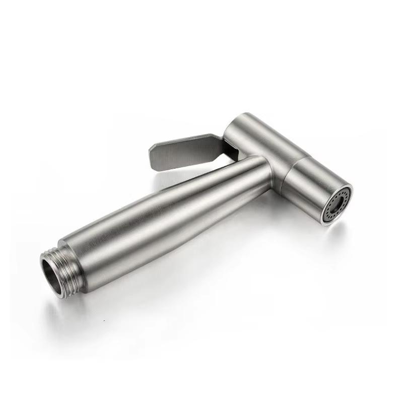 

Портативное устройство для усиления смыва из нержавеющей стали для уборки ванной комнаты и улицы, сиденье для унитаза, пистолет-распылитель для туалета серебряный