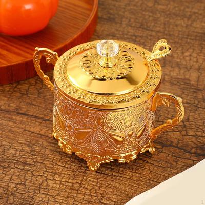 Candy Jar Chocolate Container Glass Food Desktop Organizer Sugar Pot Honey for Housewarming
