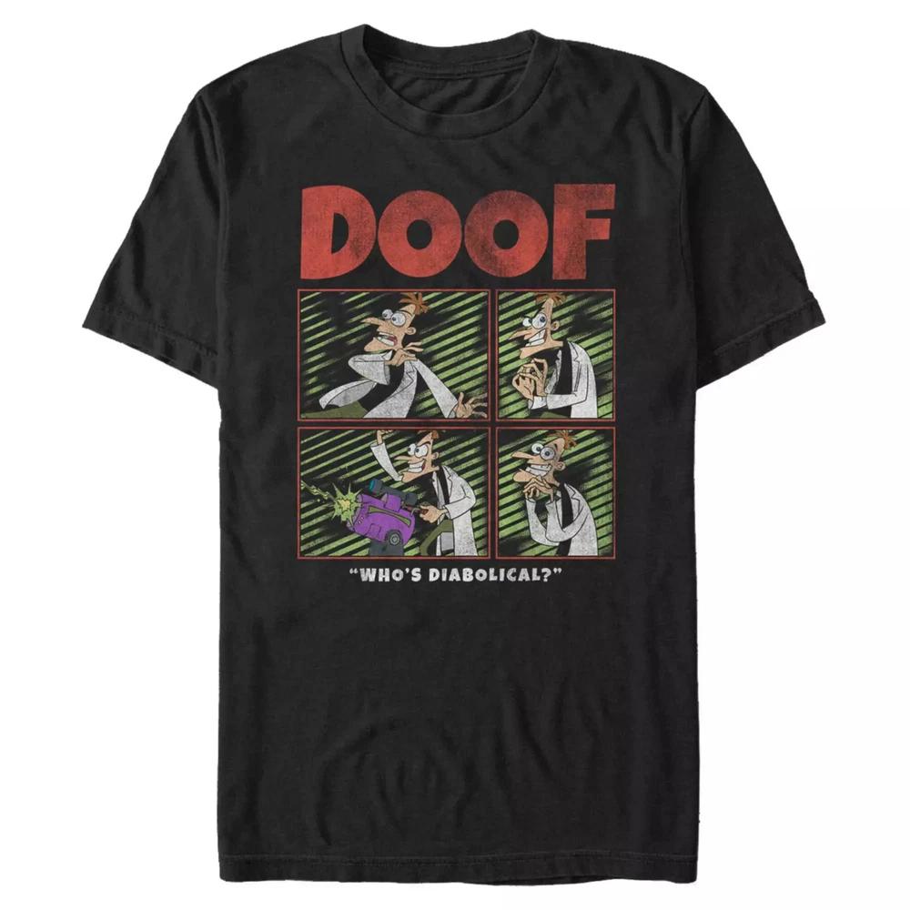 Doof TShirt For Adults Phineas And Ferb TShirt For Unisex Full Size S