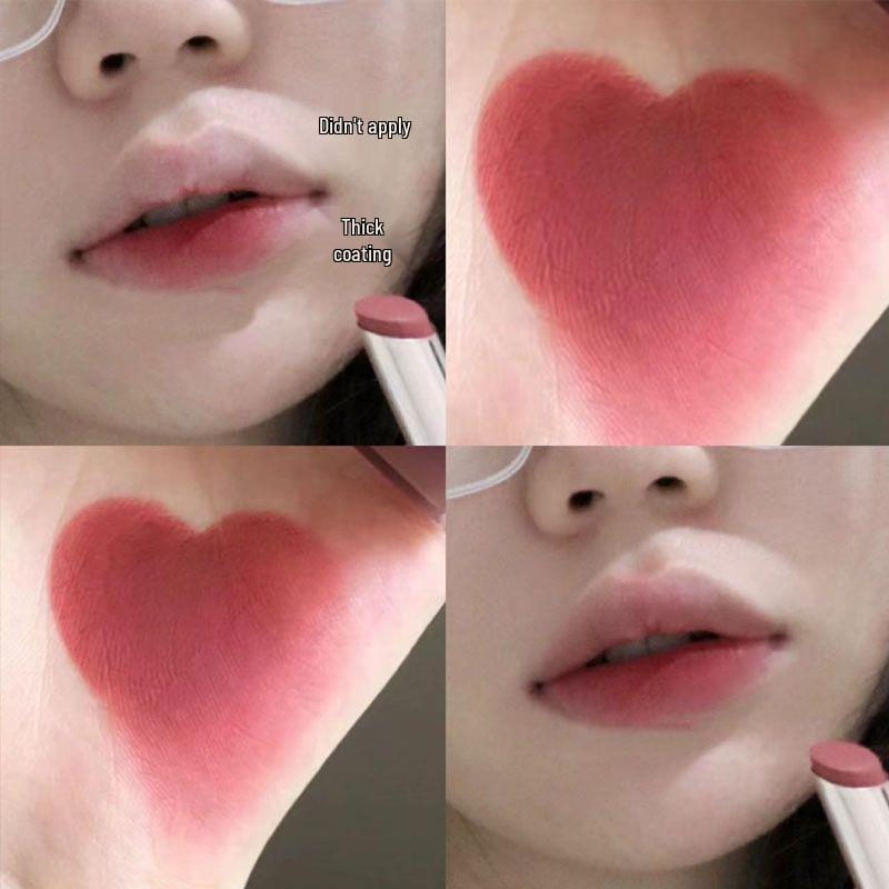 Fermentierter Reiswein: Trendiger C-Position Bomb Field Rose Retro Lippen-Mud - Super heißer matter Lippenstift für Studenten.