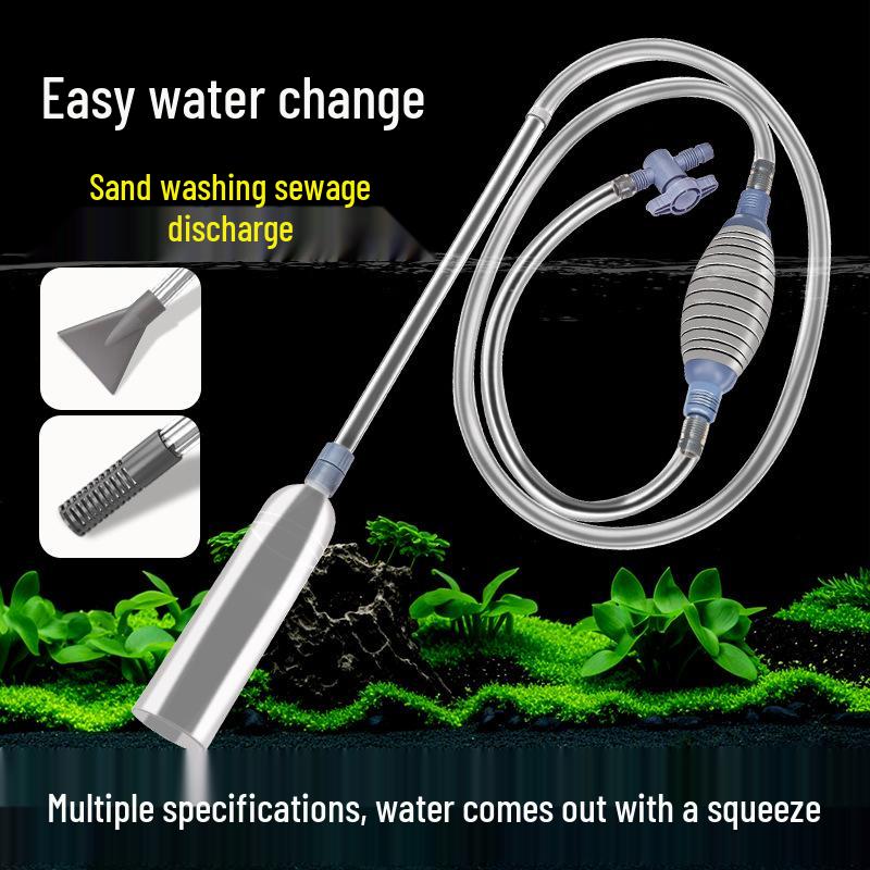 Automatic Fish Tank Water Changer & Cleaner with Siphon Tube for Small Tanks