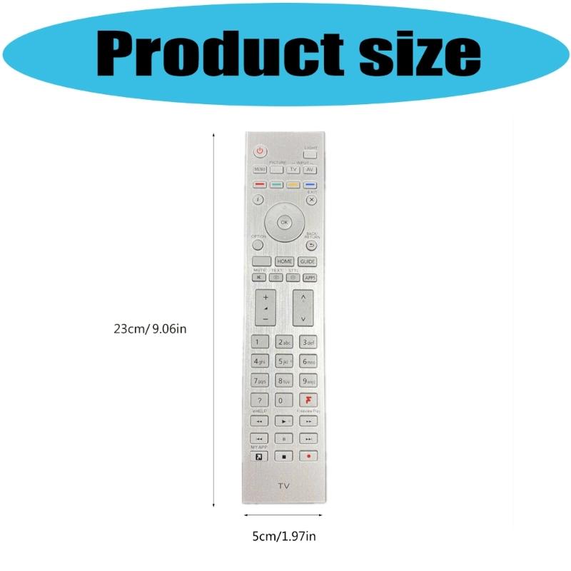 N2QAYA000153 Multiple Compatible Television Remote No Programming Required Direct Operation Long Plastic Construction