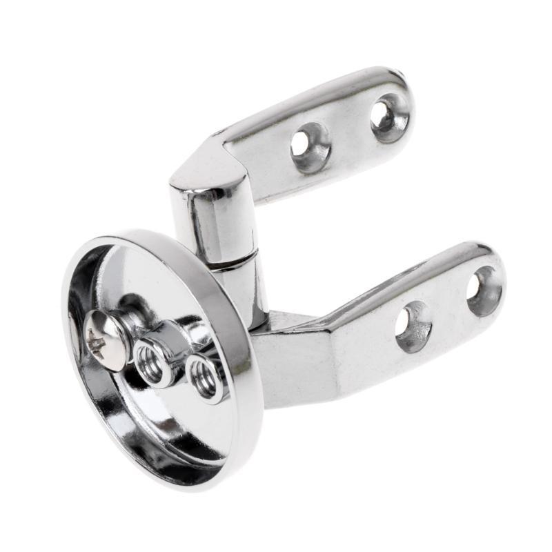 Alloy Toilet for Seat Hinges Mountings Set Chrome with Screws For Toilet Accesso