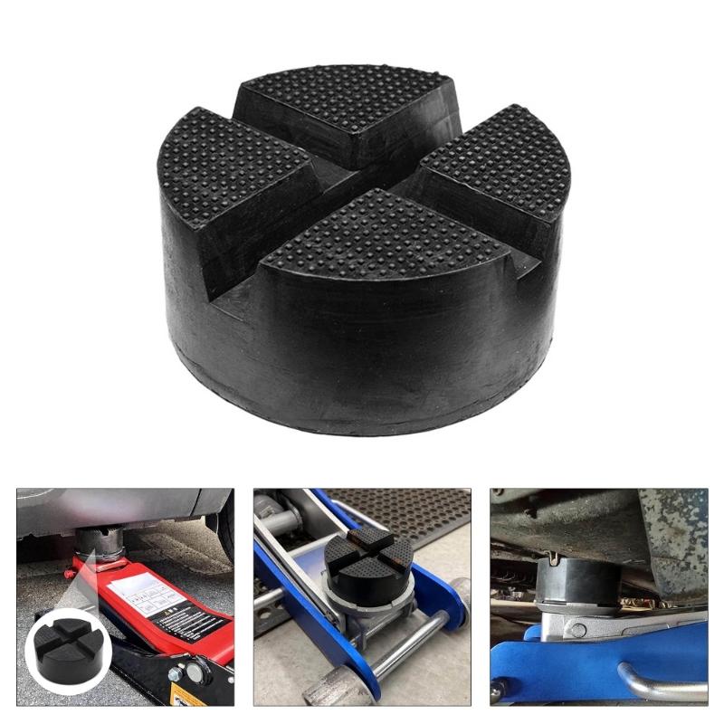 Car Lifting Rubber Jacks Pad Adapter General pinches Welding Protector Not Slip Support Simple Installs for Floor Jacks