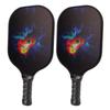 Pickleball Set 2 Rackets 4 Balls 1 Racket Bag Glass Fiber PP for Outdoor Sporting Training