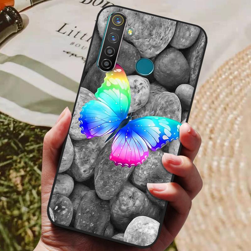 Para Oppo Realme 5 Pro Funda Silicona Trasera Funda de Teléfono para Oppo Realme 5i 5S 5 Pro Fundas Realme5 Pro 5i 5S Borde Suave coque