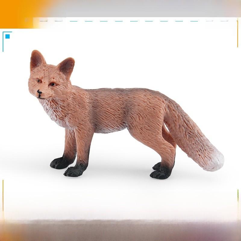 Realistic Fox Animal Pvc Model For Educational Playroom Decor And Wildlife Study