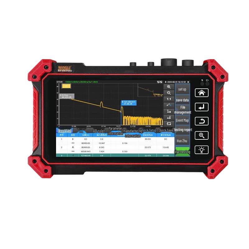 WANGLU Multifunction OTDR Fiber Optic Fault Tester CN plug (adapter included)