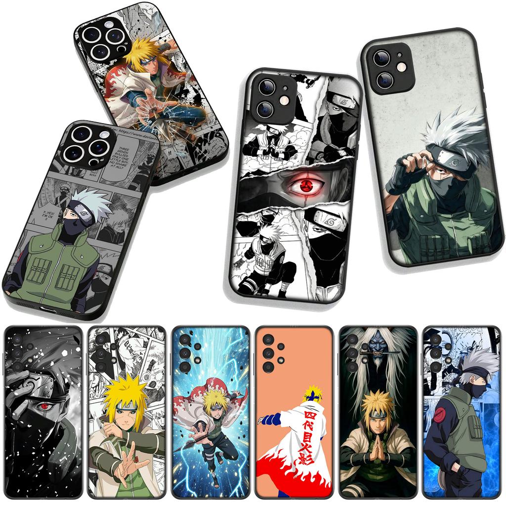 Narutos Namikaze Minato Kakashi Case for Motorola Moto G54 G05 G24 G45 G55 G75 G85 G15 G57 G86 Power Edge 50 30 Fusion neo Pro