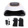 UV LED Nail Lamp 3 Timer Settings Auto Off Professional UV Nail Dryer with Gloves for Gel Nail Polis