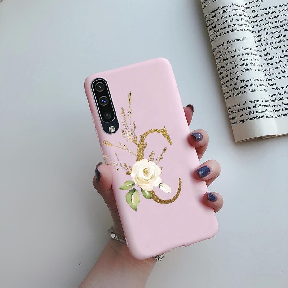 Case For Samsung Galaxy A50 A30 Case Silicone Cute Letters Soft Back Cover For Samsung Galaxy A30S A 30 50 A50S Case 2019 bumper