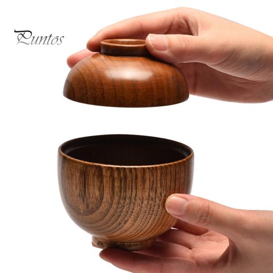 Beautiful Dishwasher Safe Wear-Resistant Salad Bowl Soup Rice Salad Wooden Serving Bowl Kitchen Supplies