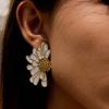 Bohemian Geometric Flower Earrings Beach Vintage Styles Dangle Drop Earrings for Trendy Women Everyday Jewelry Pieces
