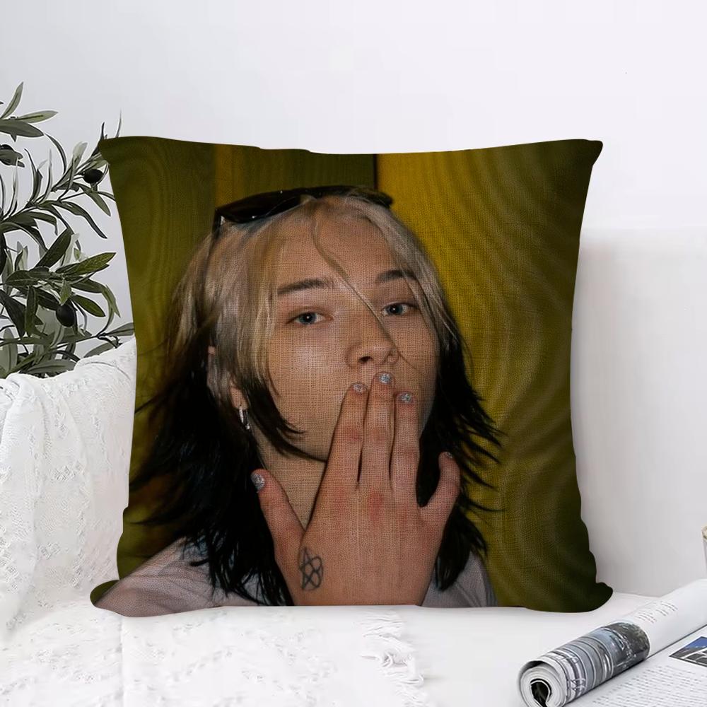 Rapper NNettspend Cushion Cover Eco Linen Pillow Case DoubleSided Print Breathable Durable Hidden Zipper Home Decor Gift