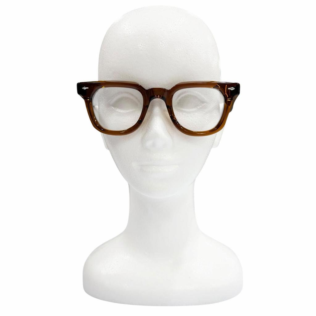 Great JACQUESMARIEMAGE Glasses VENDOME Clear brown mens JMMVE1D Used
