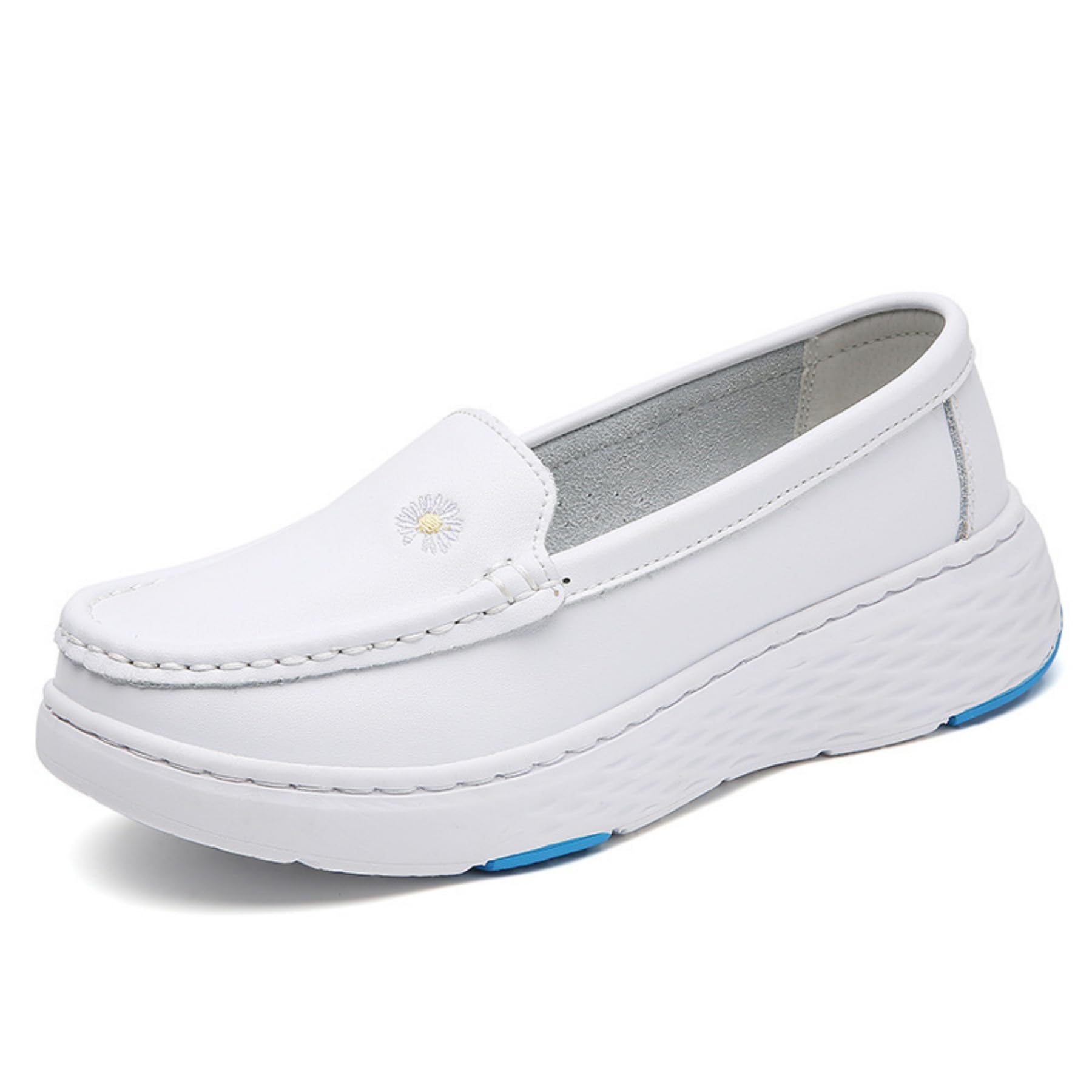 

DJAMINHERY Женская медицинская обувь, Обувь для медсестер, Обувь для ухода, Рабочая обувь на толстой подошве, Легкая, Гибкая, Тихая, Мягкая, Легко надевается и снимается