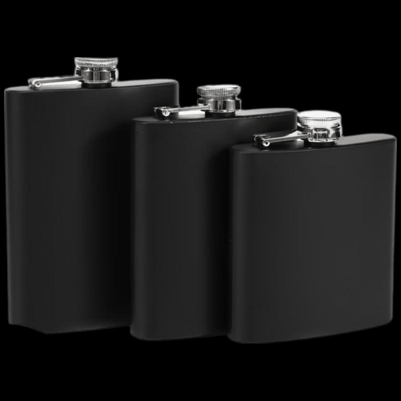 Liu Xiaonao 12oz Matte Stainless Steel Hip Flask