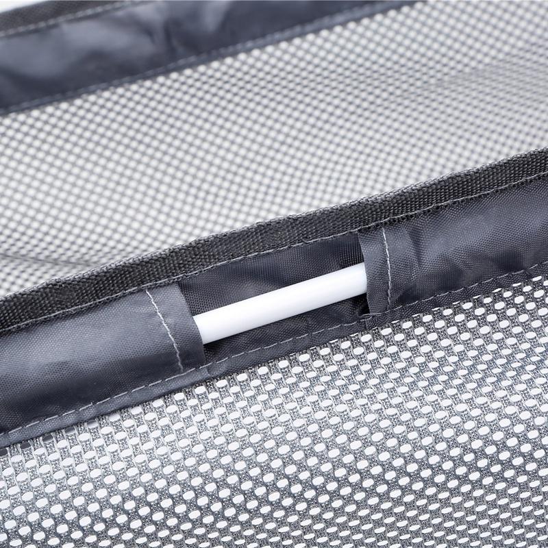 Noua cusuță de călătorie Pat pliabil pentru bebeluși cu buzunar izolat, rucsac 3 în 1 pentru scutece cu stație de schimbare, geantă pentru pătuț portabil