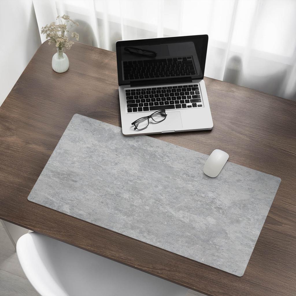 Anti-slip Office Desk Pad Concrete Texture 90x45 cm