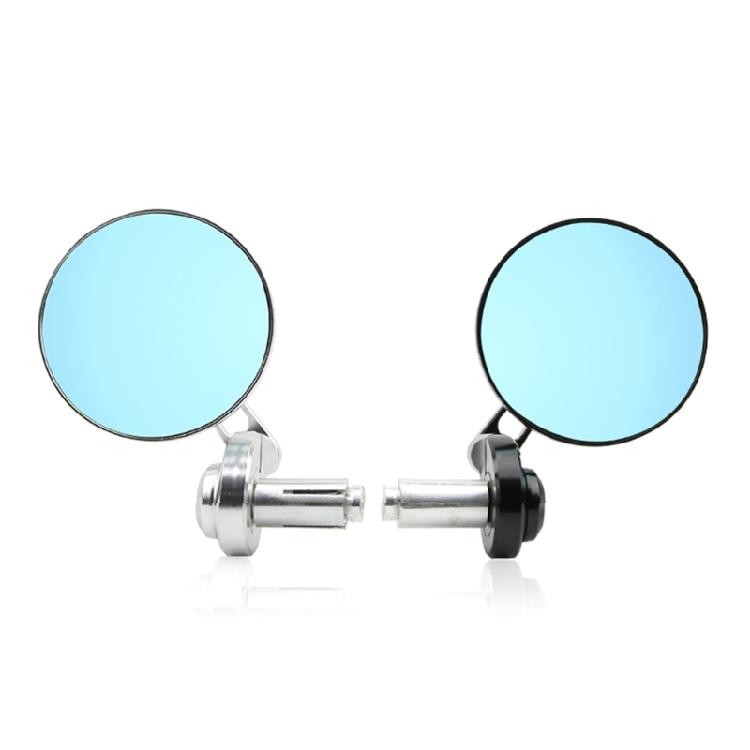 Motorbike Rear View Mirrors Round 7/8" Handle Bar End Mirror for Scooter ATV