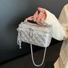 Rhombus Portable Chain Bag 2026 Spring and Summer New Simple Temperament Small Square Bag Single Shoulder Messenger Bag