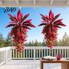 Silk Flower Garland for Wall Artificial Flowers, Plants Hanging Outdoors, UV Resistant Faux Long Lasting Decorative Floral Vines Indoor Outdoor
