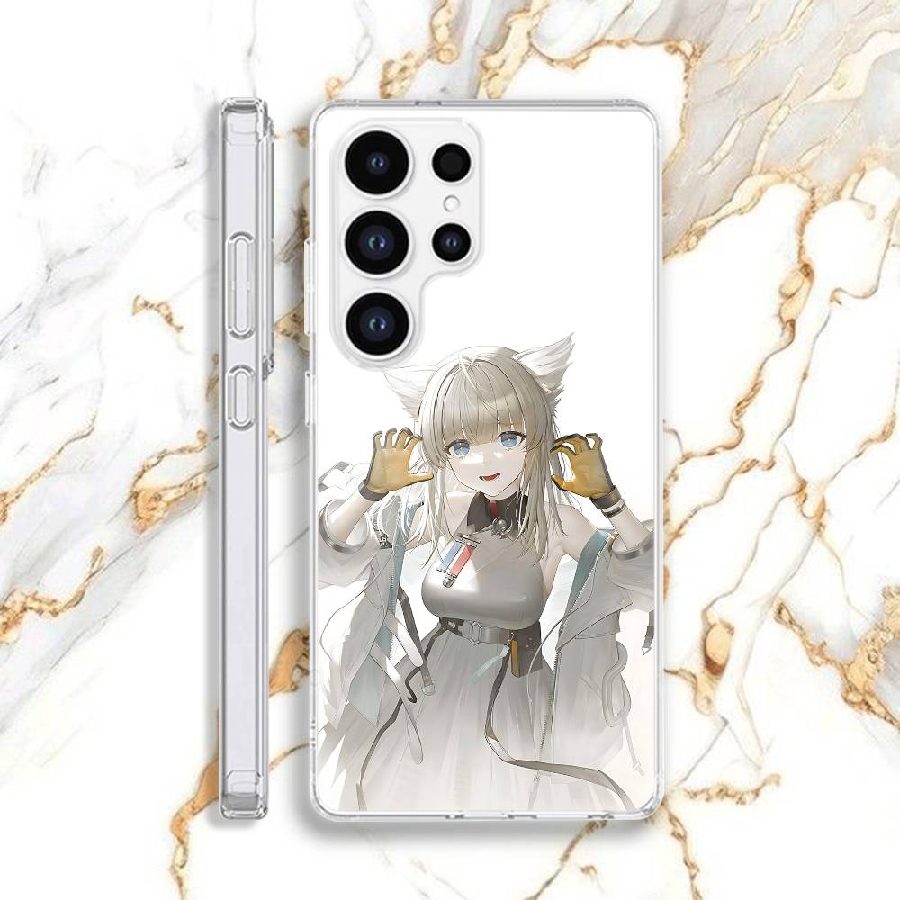 A-Arknights E-Endfield Perlica Phone Case For Samsung S22,S24,S30,S10,S21,S25,S23,S10,PIus,Ultra,5G,FE,lite Transparent Cover