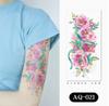 1Pc Butterfly Tattoo Sticker, Suitable For Women'S Beautiful And Colorful Fashionable Body Decoration