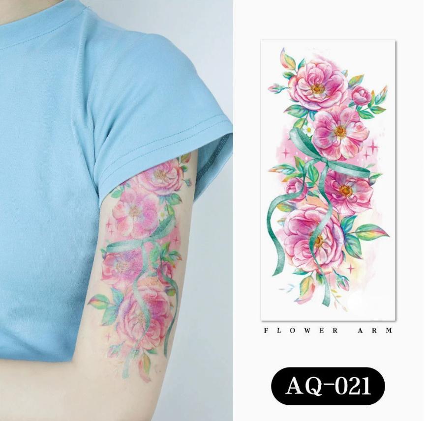 

1Piece Butterfly Tattoo Sticker, Suitable For Women S Beautiful And Vivid Fashionable Body Decoration For Kids