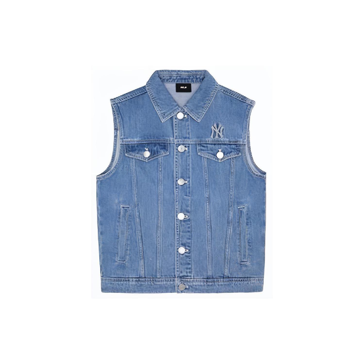 MLB New York Yankees SS24 Vest Unisex Light Blue 3AVTB0141-50BLL XXL
