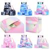 Stylish And Durable Nylon Backpack Set 3 Piece School Bag Lunch Bag And Pencil Case Unisex Design
