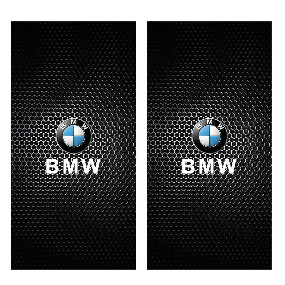 2 Pezzi Emblema Auto Adesivo Montante Centrale Decalcomanie Decorative Portiera Auto Per BMW M F10 F07 E90 E60 F30 E89 E85 E91 E92 X1 X3 X4 X5 X6