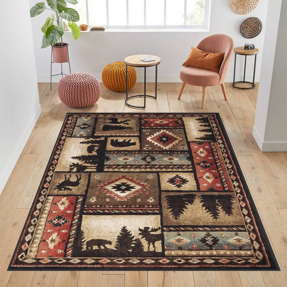 

Mosimoso Home RC1170 Ковер с точечной подошвой и цифровой печатью 50x80 cm