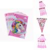 Magical Unicorn Kids Birthday Party Supplies Featuring Colorful Plates Cups And Banners