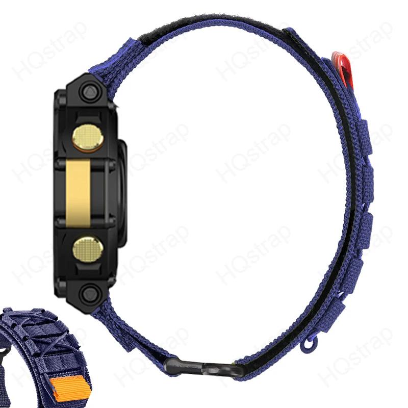 Bracelet en nylon coloré pour Huami Amazfit T-rex 2 boucles pour bracelet de rechange Huami Amazfit Trex/Trex Pro/Trex Ultra Bracelet tyrannosaure