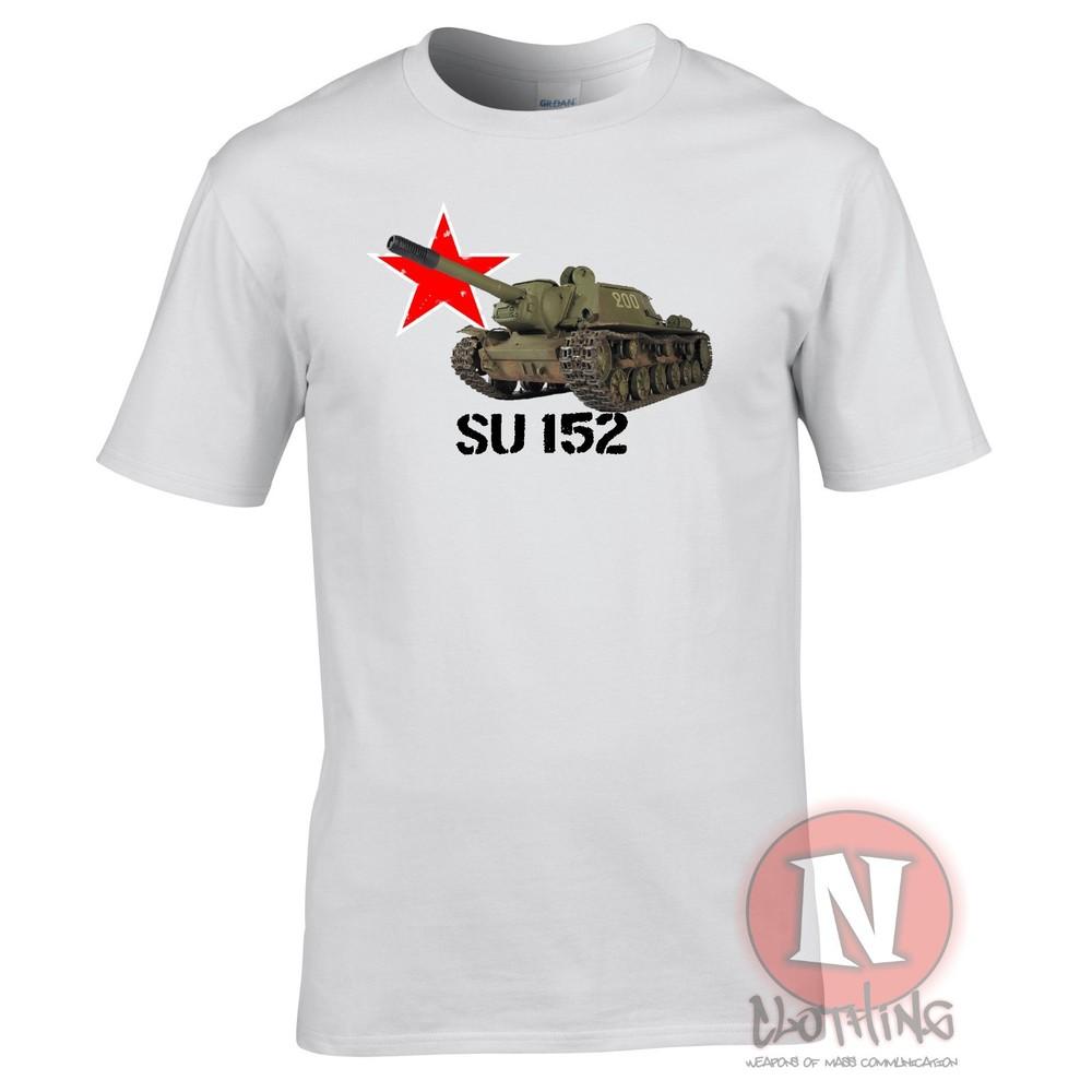 Russian Su 152 Tank Ww2 Military Armour TShirt World Of War Tanks Eastern Front S